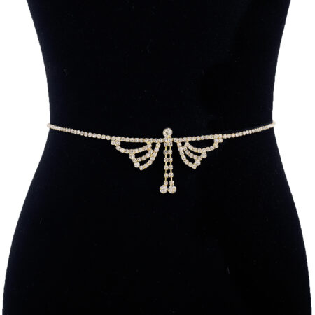 European & American Style Waist Chains | Rhinestone Waist Chain Manufacturer for Cross-Border E-Commerce