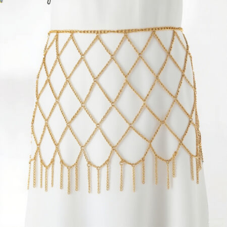 Metal Waist Chain Skirt | Sexy Hollow Body Chain | Cross-Border Jewelry Source Factory